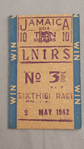 85 year old $10 win ticket from the old Jamaica Racetrack in Queens New York!