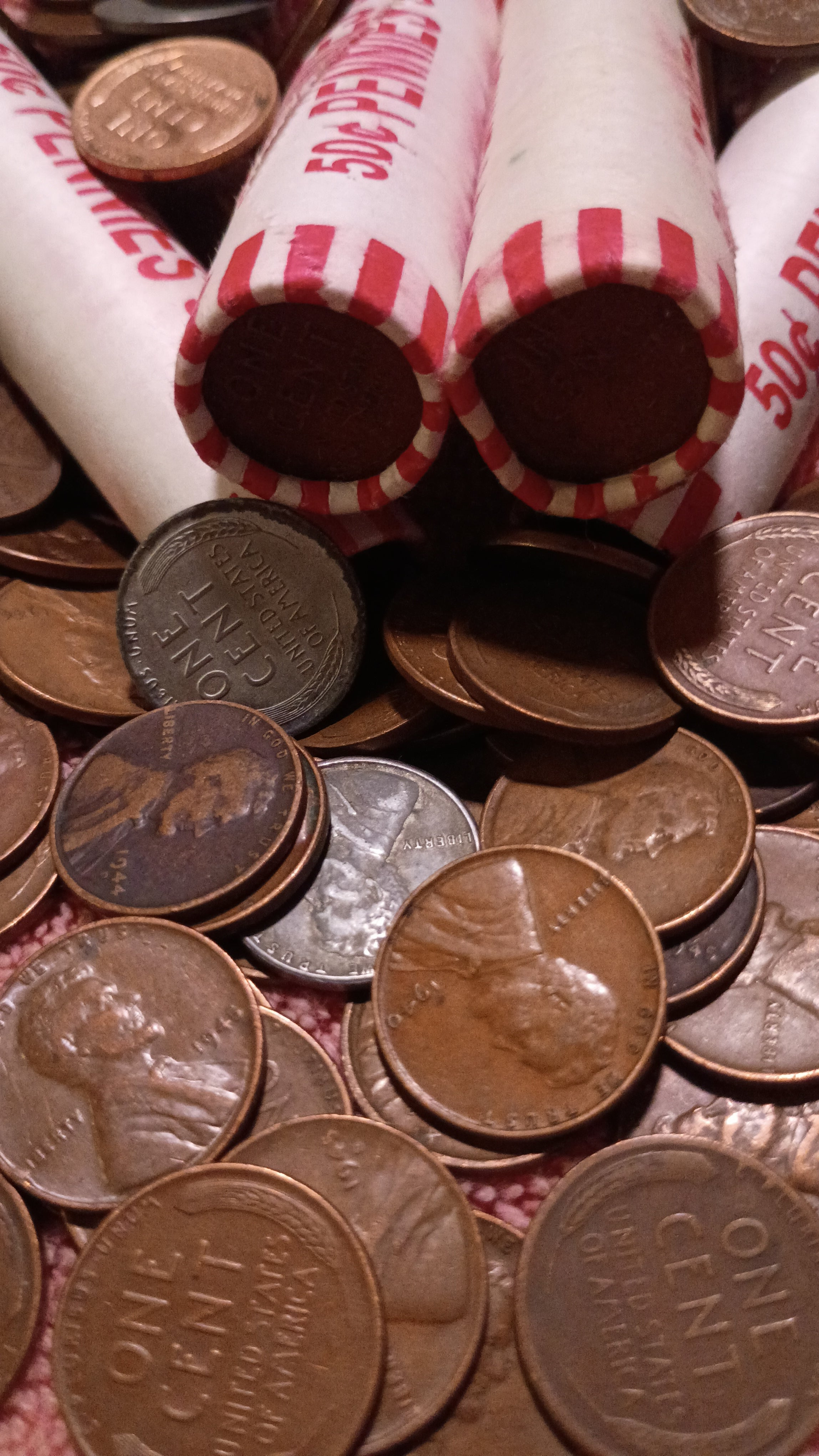 Unsearched roll of Wheat Pennies!!!